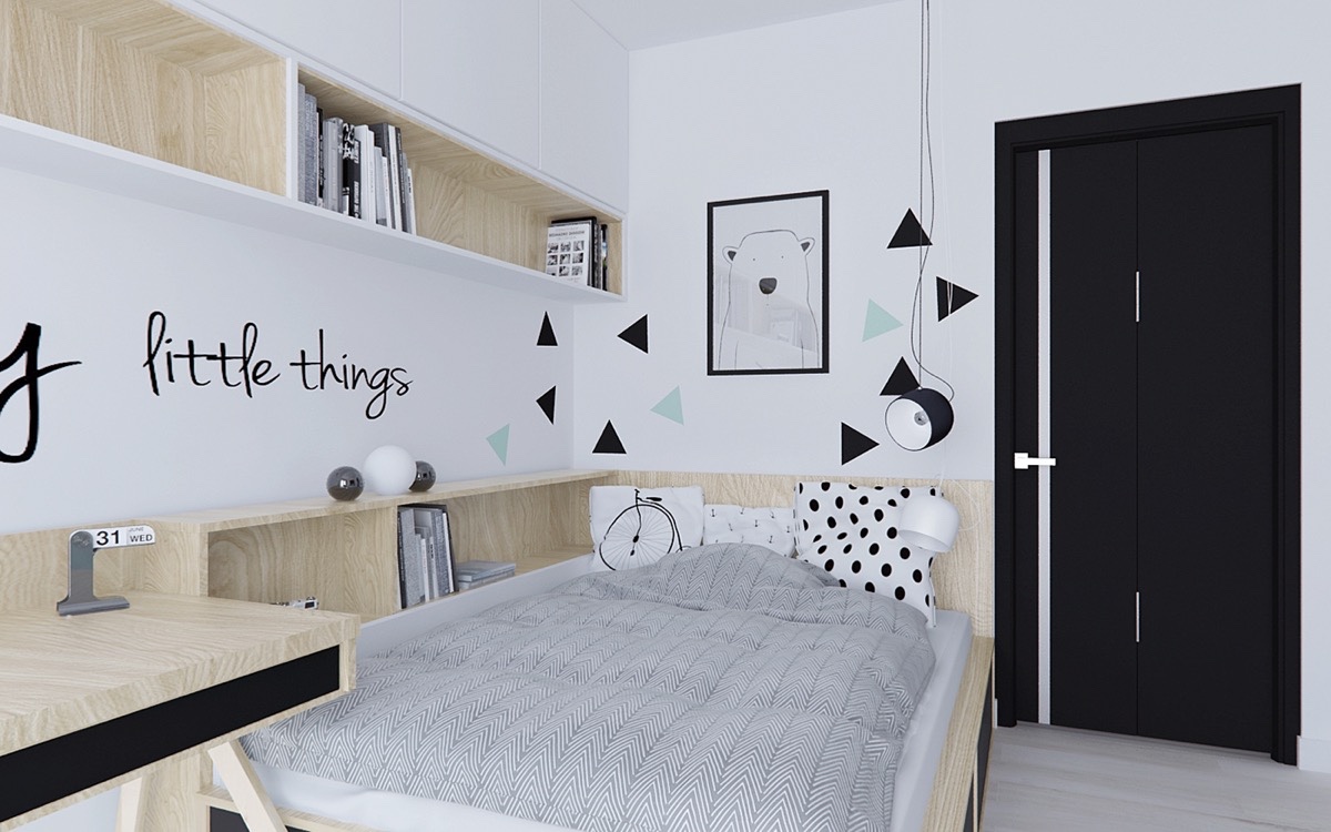 4 Desain Kamar Tidur Nuansa Hitam Putih 4 Desain Kamar Tidur Nuansa Hitam Putih