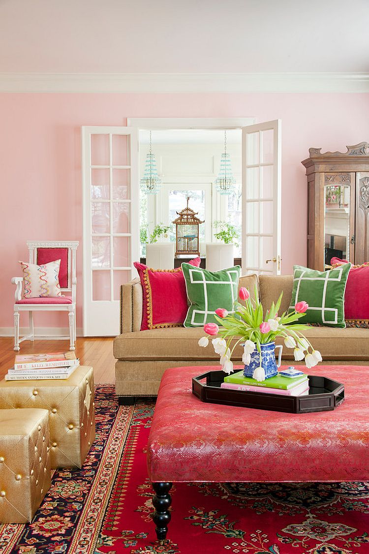 3 Desain Ruang Tamu Nuansa Pink Minimalis - Rumah Minimalis 3 Desain Ruang Tamu Nuansa Pink Minimalis - Rumah Minimalis