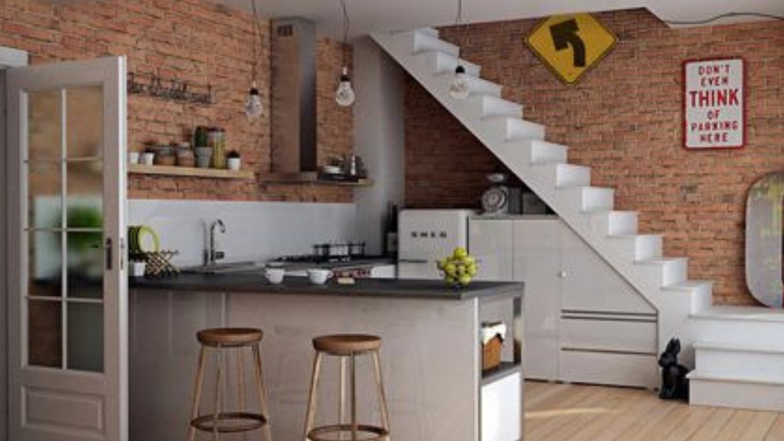 Ini Dia 5 Inspirasi Desain Dapur Minimalis di Bawah Tangga  Fabelio ®