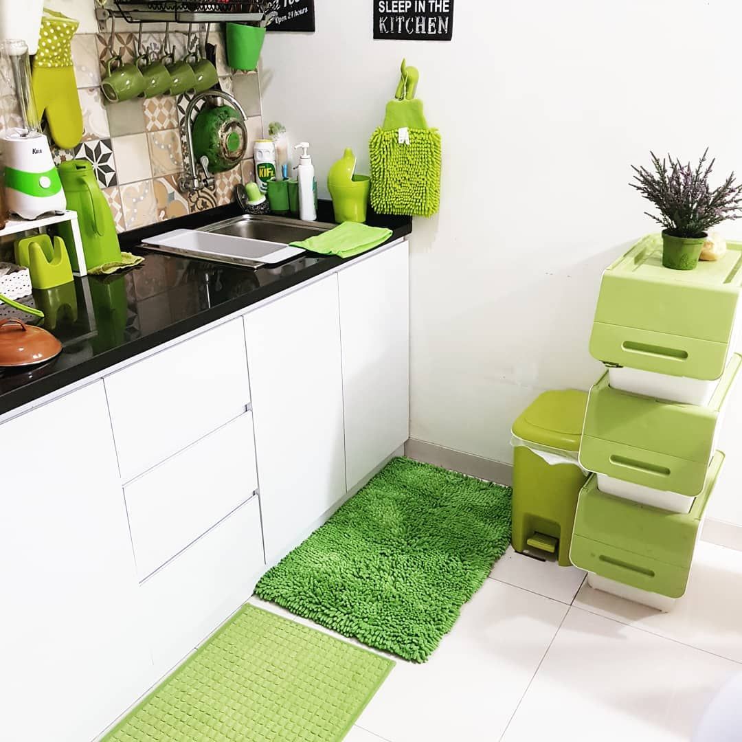 Contoh Desain Dapur Serba Hijau, Intip Milik @rumahkayilo Yuk Contoh Desain Dapur Serba Hijau, Intip Milik @rumahkayilo Yuk