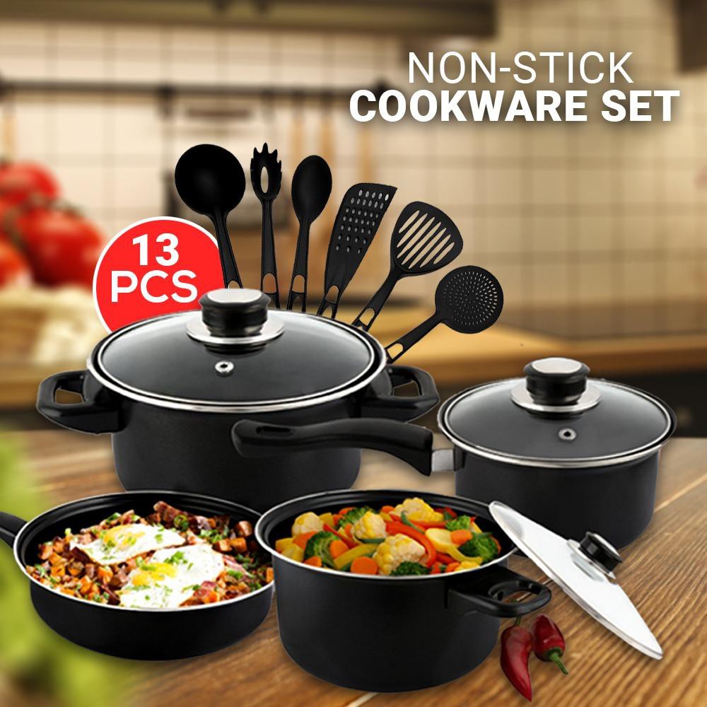 Cookware set 5 in 5 Peralatan Masak Dapur Panci Tutup Teflon kitchen tools home perlengkapan rumah Cookware set 5 in 5 Peralatan Masak Dapur Panci Tutup Teflon kitchen tools home perlengkapan rumah