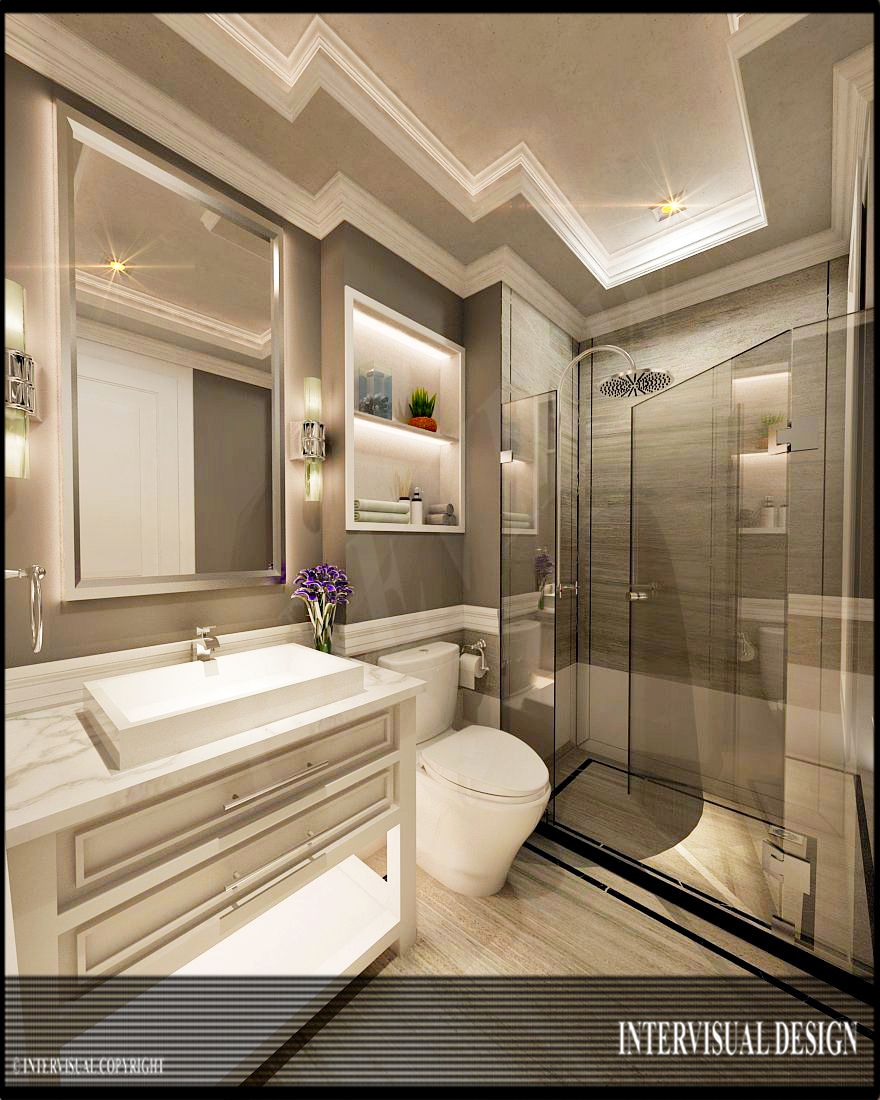 Desain kamar mandi minimalis mewah dan elegan Portofolio By Desain kamar mandi minimalis mewah dan elegan Portofolio By