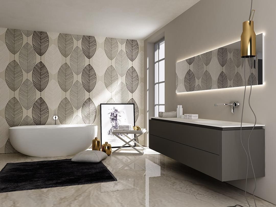 Model Kamar Mandi Mewah Dengan Bathub Unik Dan Motif Wallpaper Model Kamar Mandi Mewah Dengan Bathub Unik Dan Motif Wallpaper