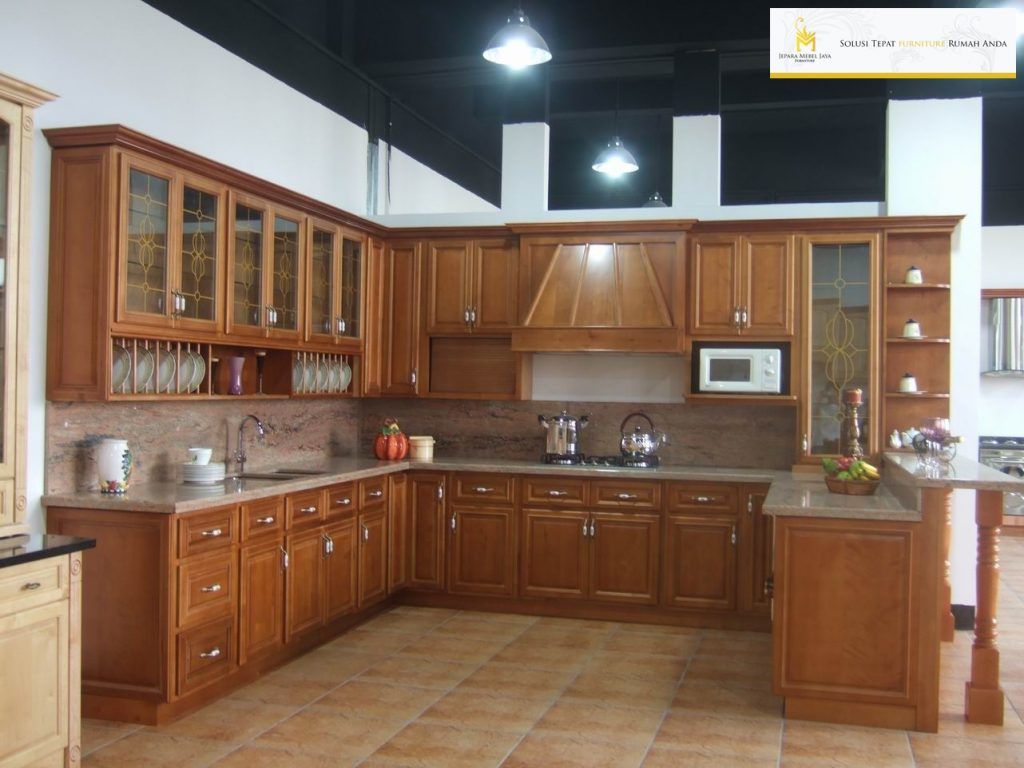 KITCHEN SET MINIMALIS KAYU JATI TERBARU Interior dapur, Dapur KITCHEN SET MINIMALIS KAYU JATI TERBARU Interior dapur, Dapur