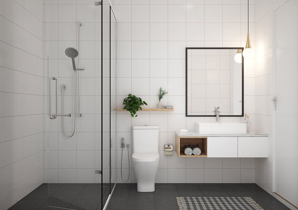 4 Desain Kamar Mandi Minimalis yang Nyaman dan Menawan 4 Desain Kamar Mandi Minimalis yang Nyaman dan Menawan