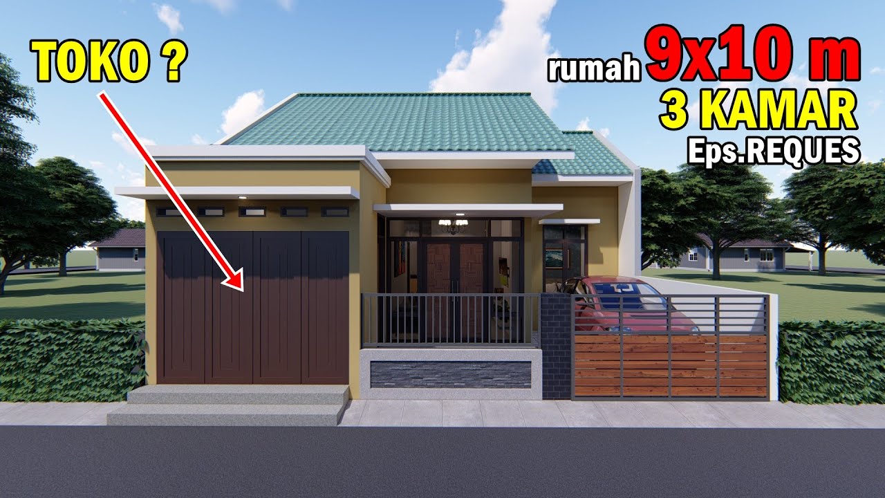 DESAIN RUMAH 5X5 M ADA TOKONYA