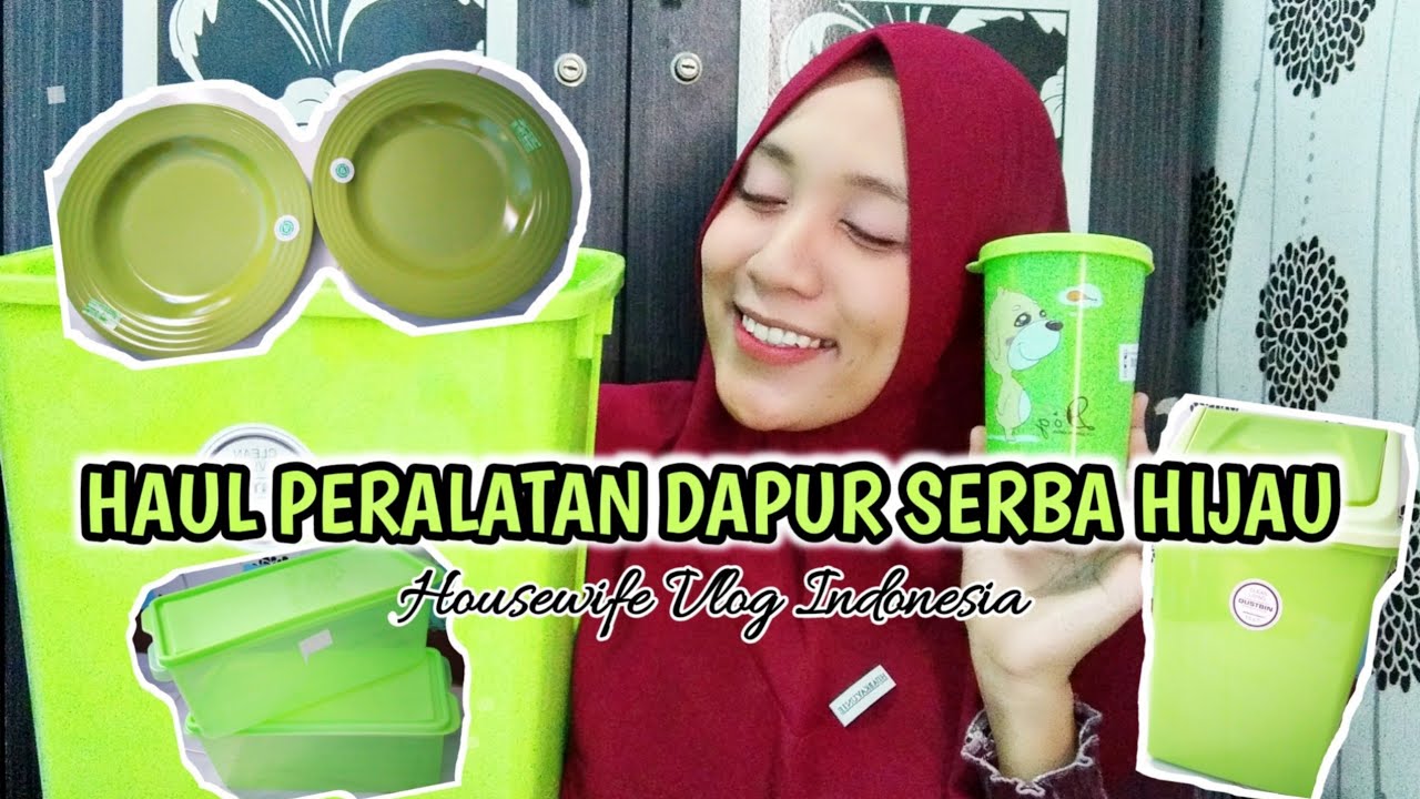 Haul Peralatan dapur serba hijau Housewife vlog indonesia - YouTube Haul Peralatan dapur serba hijau Housewife vlog indonesia - YouTube