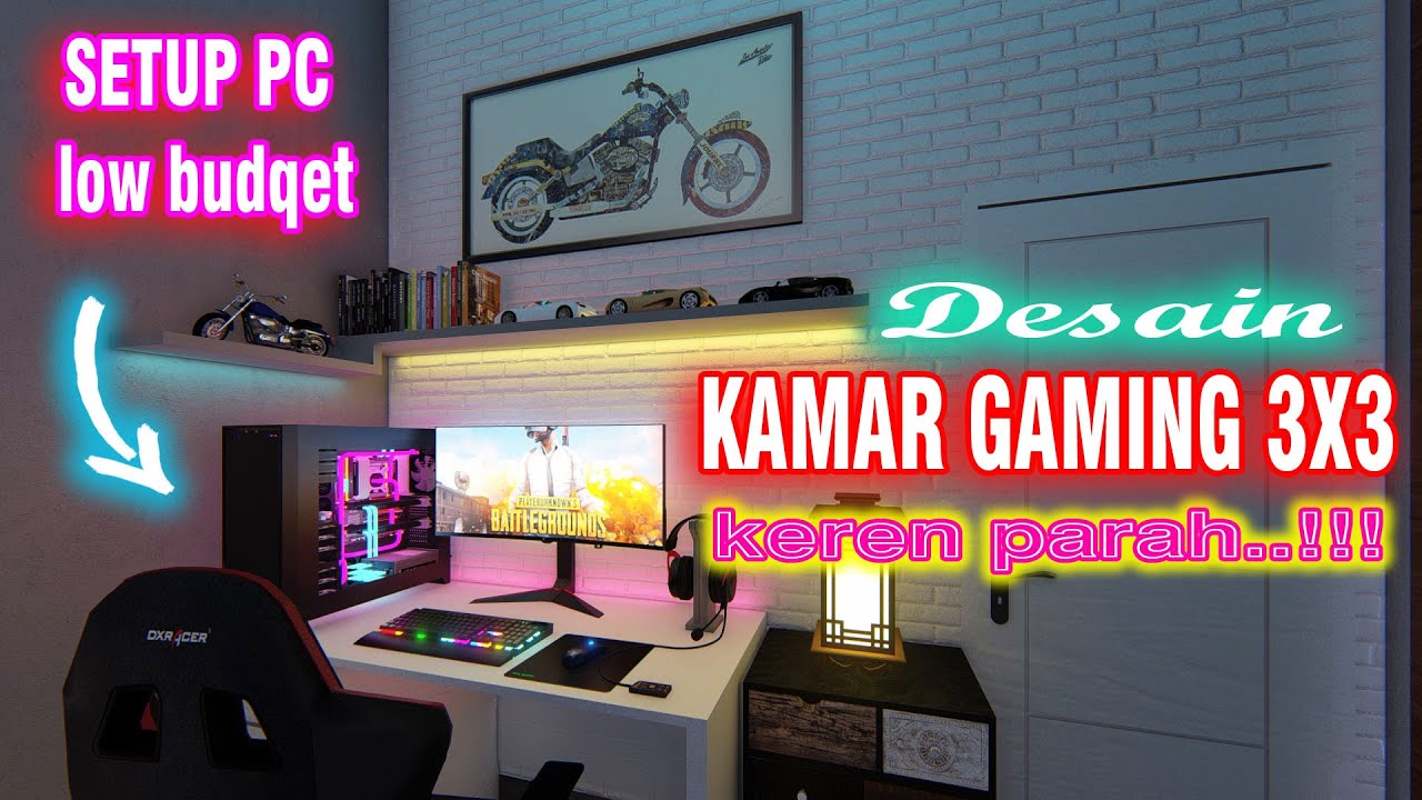 Desain Kamar GAMING 4X4 Keren PARAH..!!!