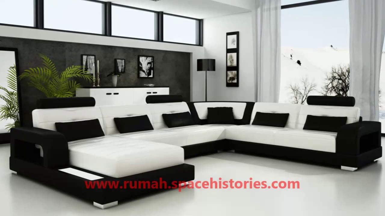 Gambar Dekorasi Interior Rumah Warna Hitam Putih Terbaru