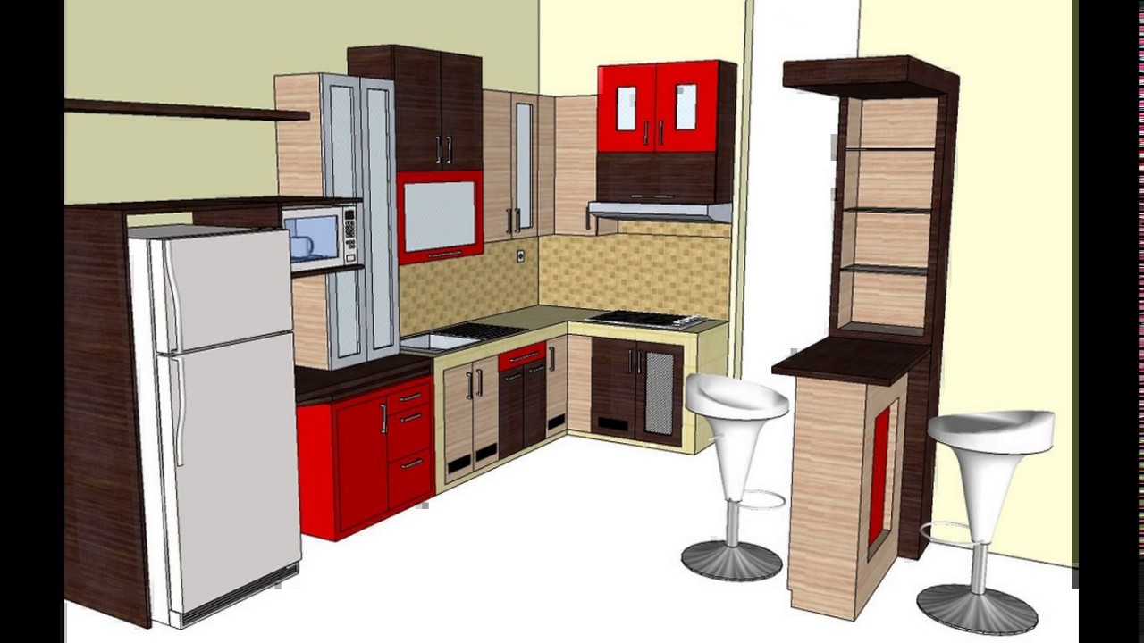 Design kitchen set mini bar Design kitchen set mini bar