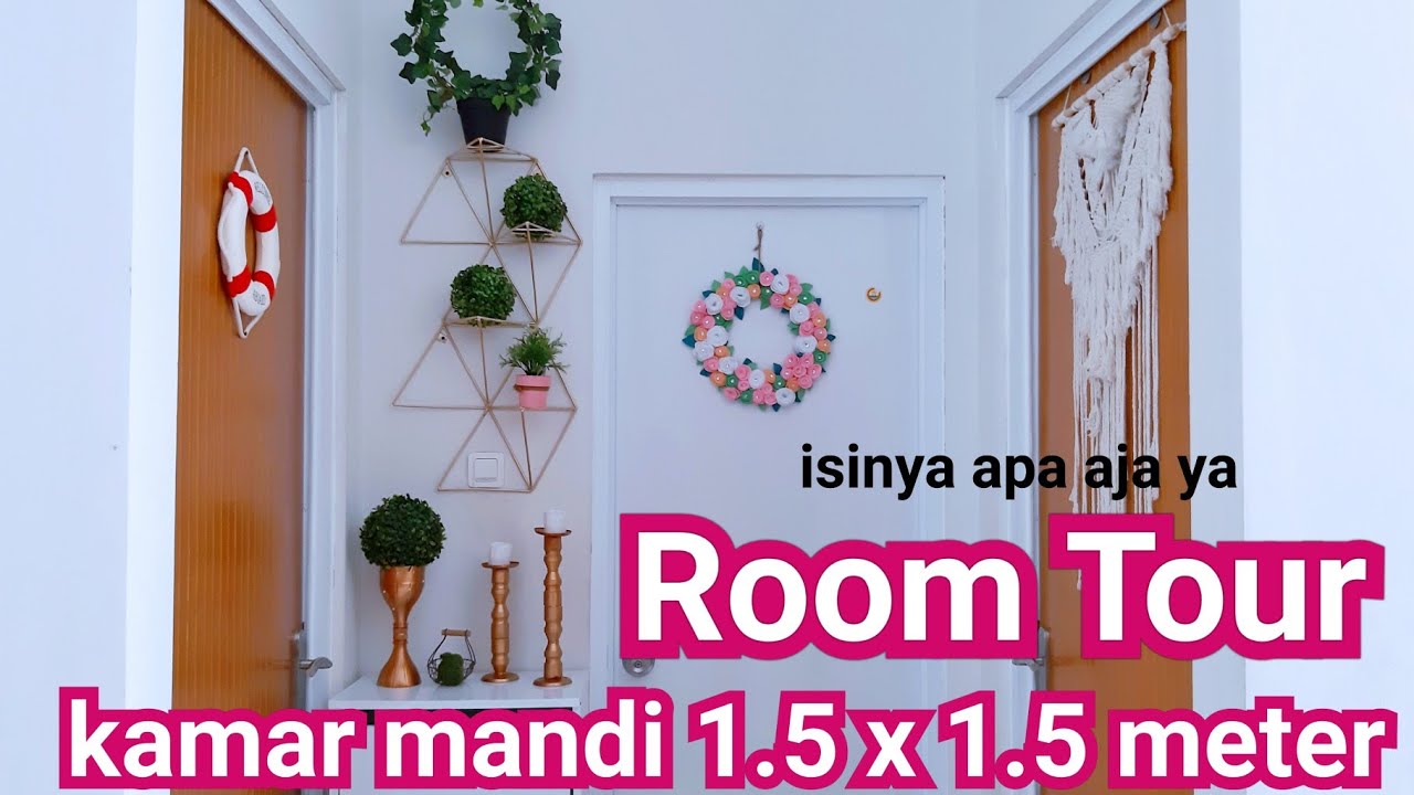 Room tour kamar mandi mungil ukuran 5,5 x 5,5 meter - tips menata kamar mandi kecil Room tour kamar mandi mungil ukuran 5,5 x 5,5 meter - tips menata kamar mandi kecil
