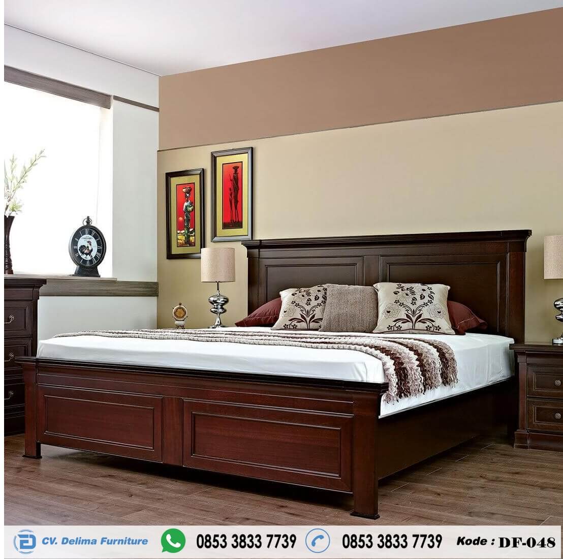 Tempat Tidur Kayu Jati Minimalis Ranjang Tidur Utama Tempat Tidur Kayu Jati Minimalis Ranjang Tidur Utama