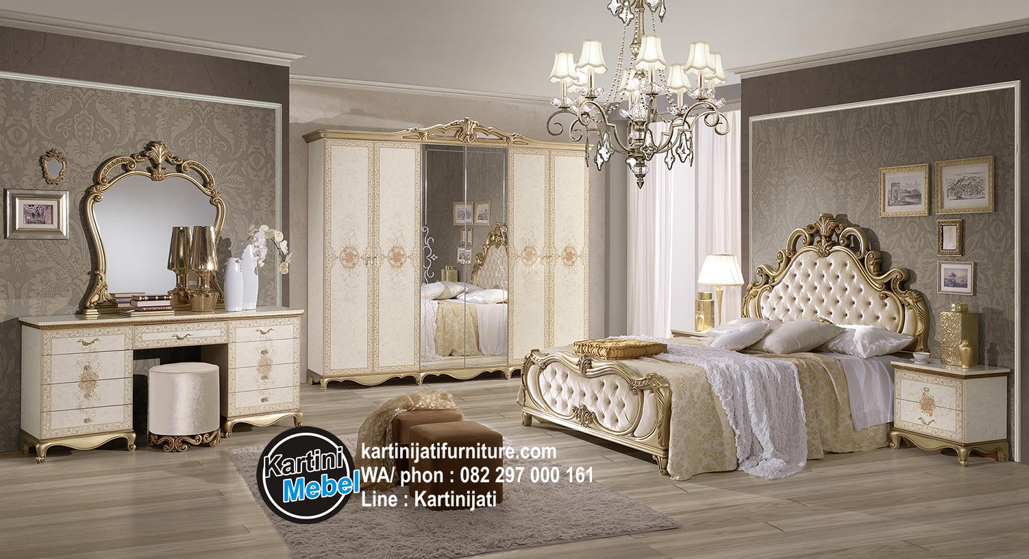 tempat tidur klasik mebel Jepara, set kamar klasi modern cladia tempat tidur klasik mebel Jepara, set kamar klasi modern cladia