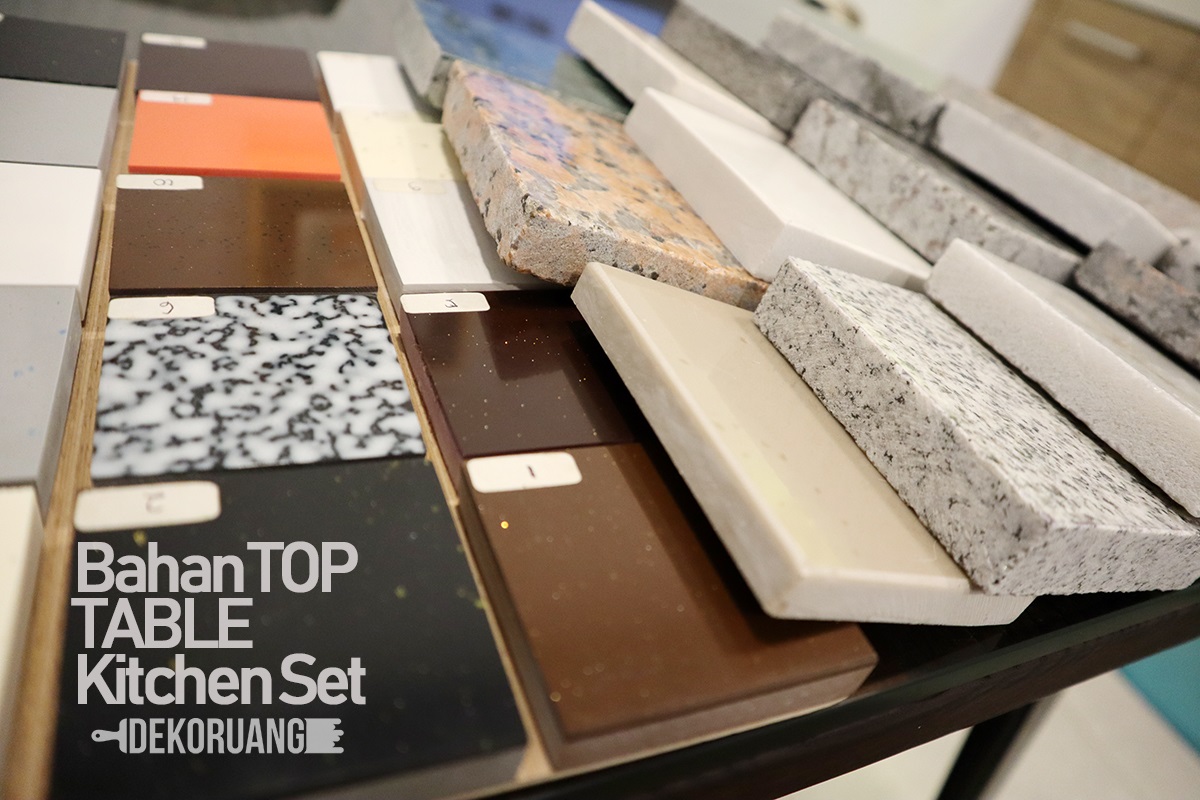 3 Bahan Untuk Top Tabel Kitchen Set - Dekoruang.com 3 Bahan Untuk Top Tabel Kitchen Set - Dekoruang.com