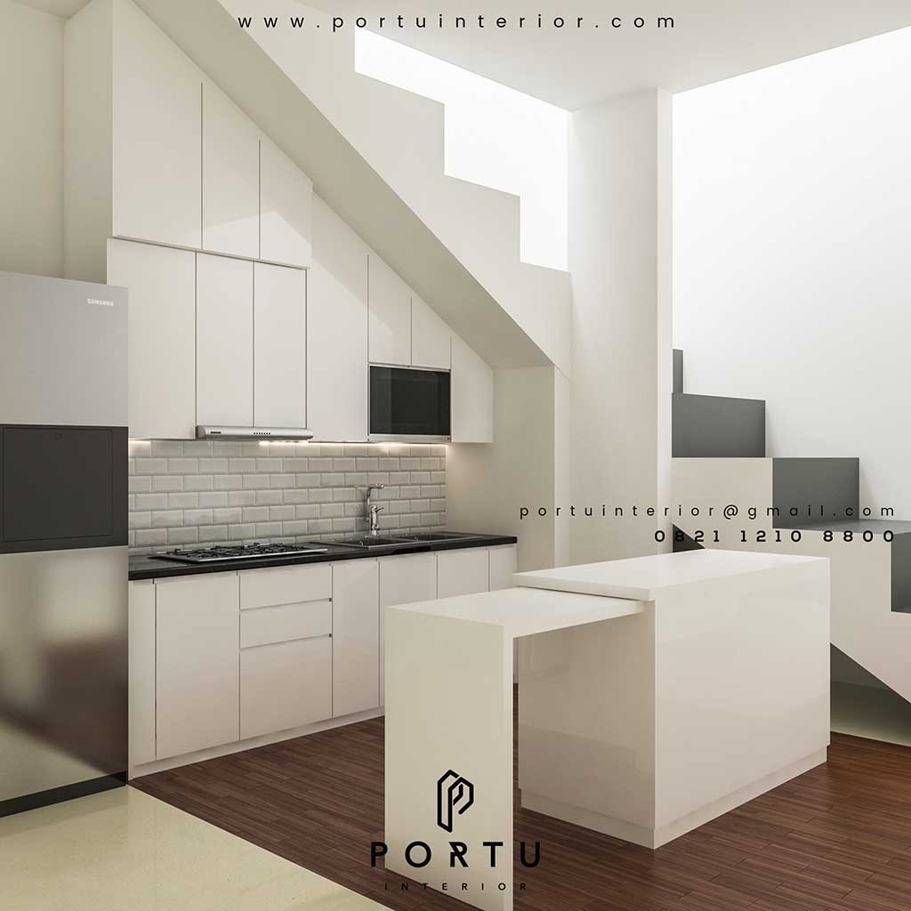 kitchen set minimalis terbaru mewah untuk dapur kecil Portu Interior kitchen set minimalis terbaru mewah untuk dapur kecil Portu Interior