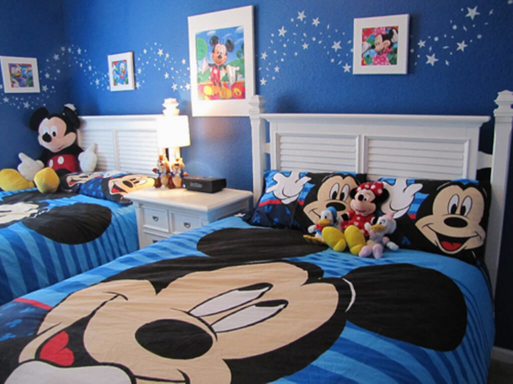 Interior Kamar Lebih Cantik Dengan Dekorasi Mickey Mouse Interior Kamar Lebih Cantik Dengan Dekorasi Mickey Mouse